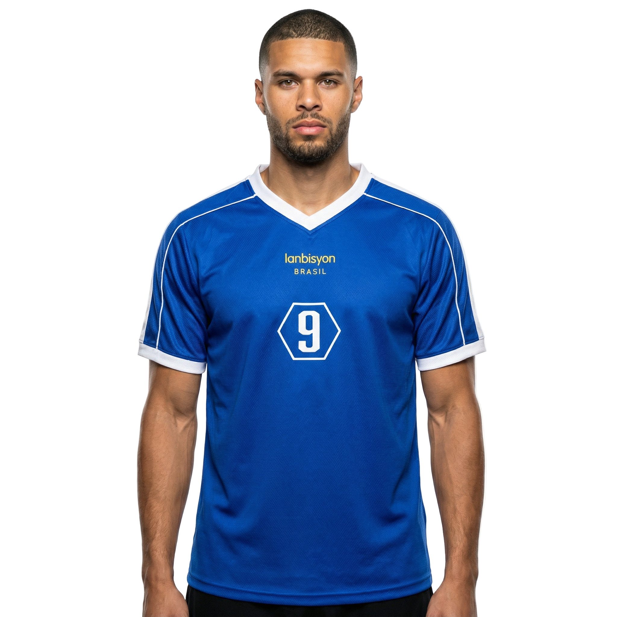 Maillot rétro LANBISYON Brésil édition limitéE